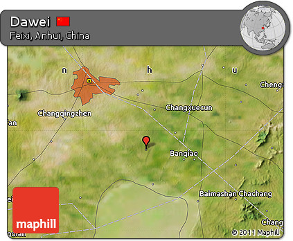 Satellite Map of Dawei