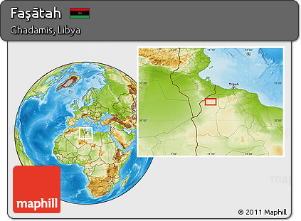 Physical Location Map of Faşātah
