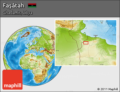 Physical Location Map of Faşātah