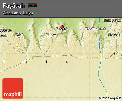 Physical Map of Faşātah