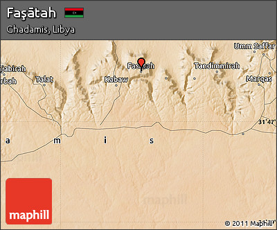 Satellite Map of Faşātah