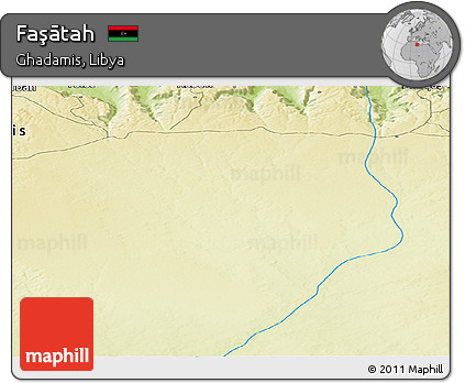 Physical Panoramic Map of Faşātah