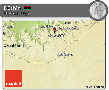 Physical 3D Map of Dūshīn