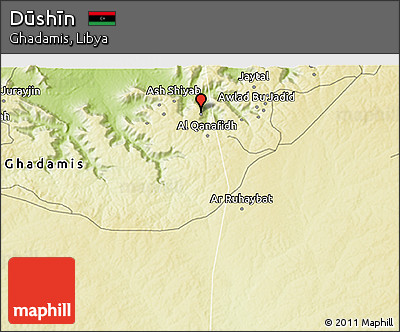 Physical 3D Map of Dūshīn
