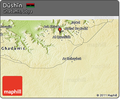 Physical 3D Map of Dūshīn