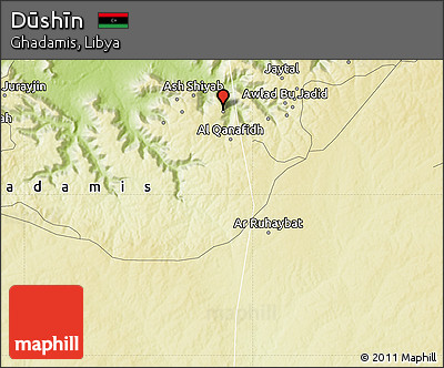 Physical Map of Dūshīn