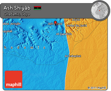 Political Map of Ash Shiyāb