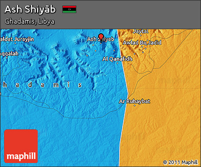 Political Map of Ash Shiyāb