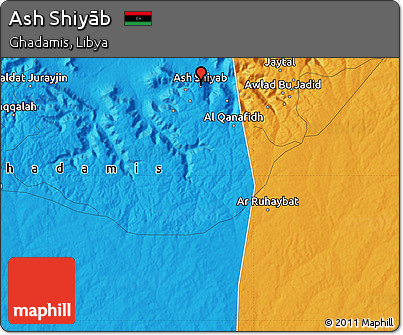 Political Map of Ash Shiyāb