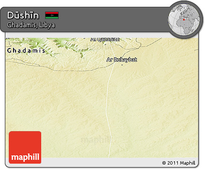 Physical Panoramic Map of Dūshīn