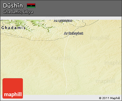 Physical Panoramic Map of Dūshīn
