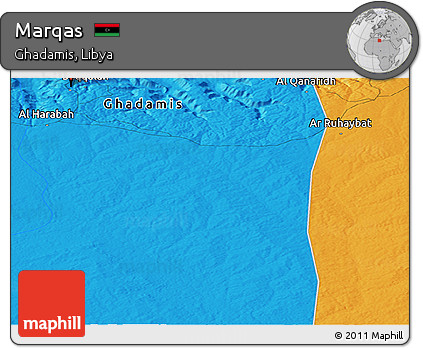 Political Panoramic Map of Marqas