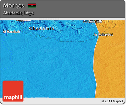 Political Panoramic Map of Marqas