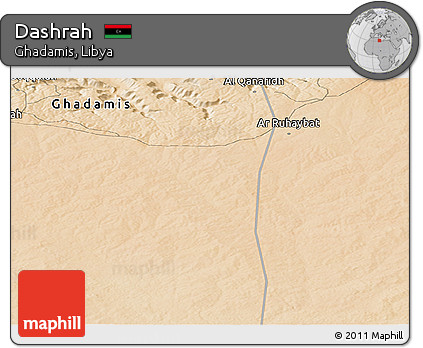 Satellite Panoramic Map of Dashrah