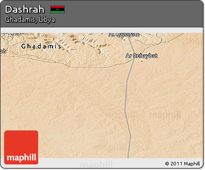 Satellite Panoramic Map of Dashrah
