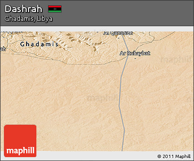 Satellite Panoramic Map of Dashrah