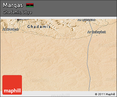Satellite Panoramic Map of Marqas