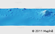 Physical Panoramic Map of the area around 31° 39' 38" N, 126° 34' 29" W