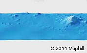 Shaded Relief Panoramic Map of the area around 31° 39' 38" N, 126° 34' 29" W