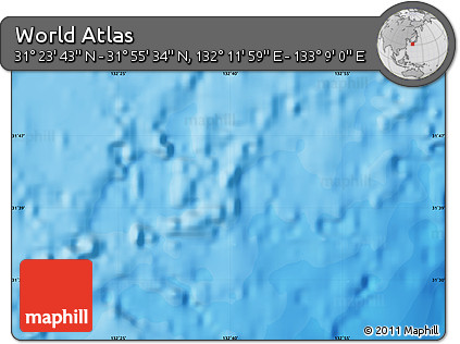Political Map of the Area around 31° 39' 38" N, 132° 40' 30" E