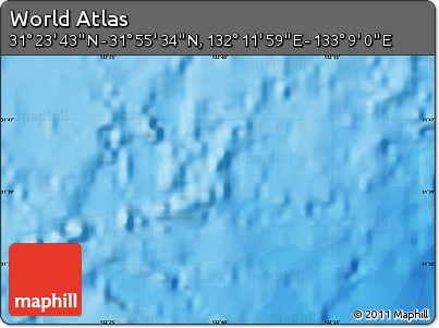 Political Map of the Area around 31° 39' 38" N, 132° 40' 30" E