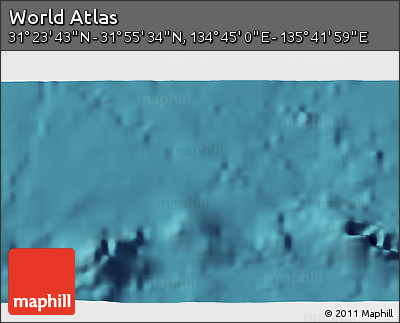 Satellite 3D Map of the Area around 31° 39' 38" N, 135° 13' 29" E