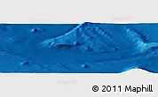 Physical Panoramic Map of the area around 31° 39' 38" N, 152° 13' 29" E