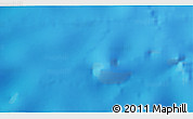 Physical 3D Map of the area around 31° 39' 38" N, 156° 28' 29" E