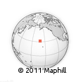 Outline Map of the Area around 31° 39' 38" N, 161° 25' 30" W, rectangular outline