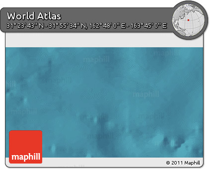 Satellite 3D Map of the Area around 31° 39' 38" N, 163° 16' 30" E