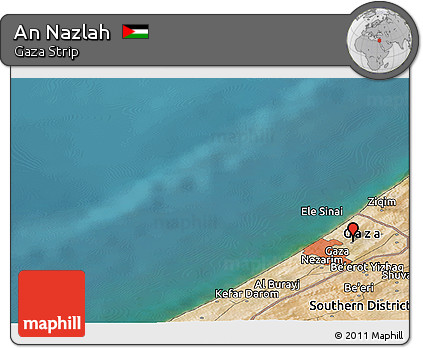 Satellite Panoramic Map of An Nazlah
