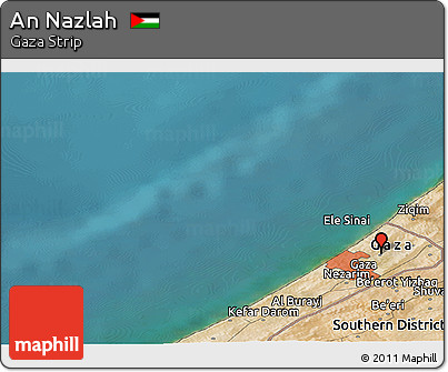 Satellite Panoramic Map of An Nazlah
