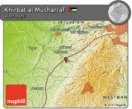 Physical 3D Map of Khirbat Al Musharraf
