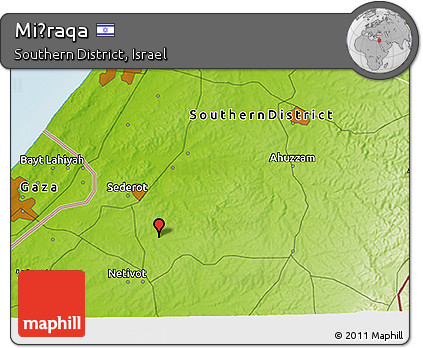 Physical 3D Map of Miẖraqa