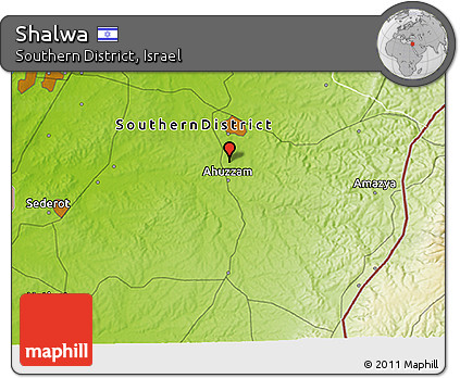 Physical 3D Map of Shalwa