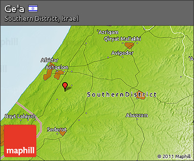Physical 3D Map of Ge'a
