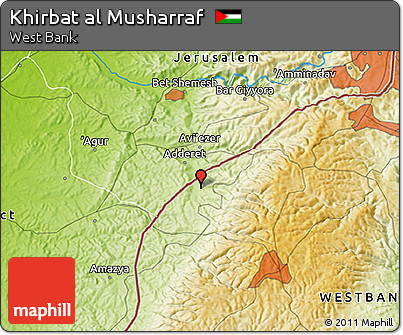 Physical 3D Map of Khirbat Al Musharraf