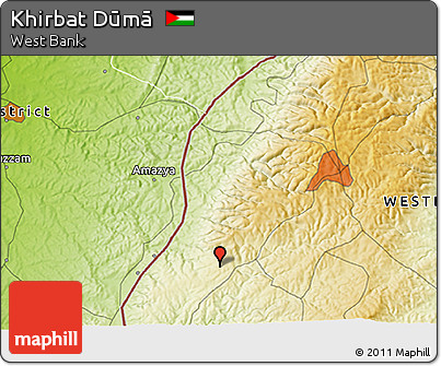 Physical 3D Map of Khirbat Dūmā