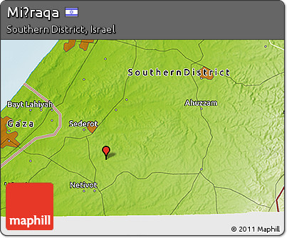 Physical 3D Map of Miẖraqa