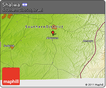Physical 3D Map of Shalwa