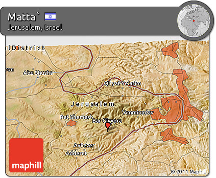 Satellite 3D Map of Matta`