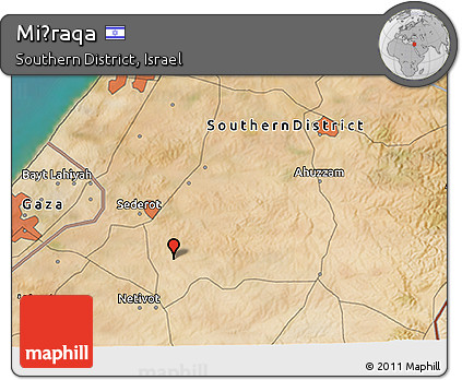 Satellite 3D Map of Miẖraqa