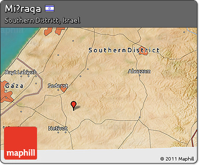 Satellite 3D Map of Miẖraqa