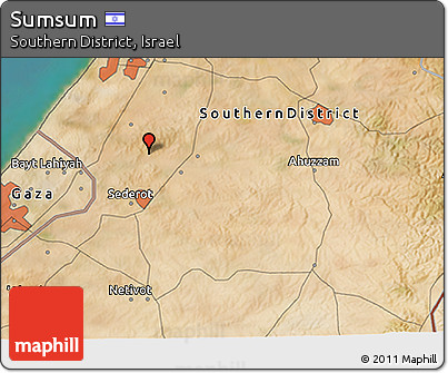 Satellite 3D Map of Sumsum