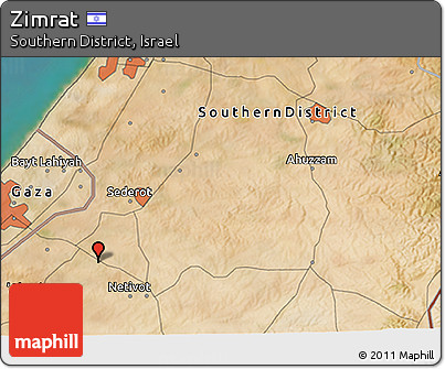 Satellite 3D Map of Zimrat