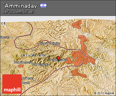 Satellite 3D Map of `Amminadav