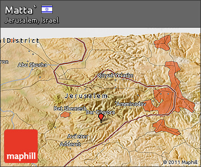 Satellite 3D Map of Matta`