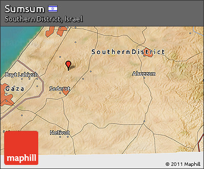 Satellite 3D Map of Sumsum