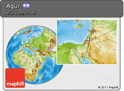 Physical Location Map of `Agur