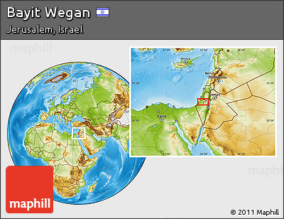 Physical Location Map of Bayit Wegan